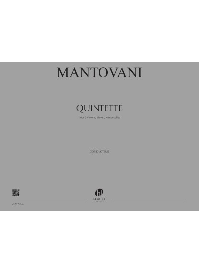 Mantovani Bruno - Quintette