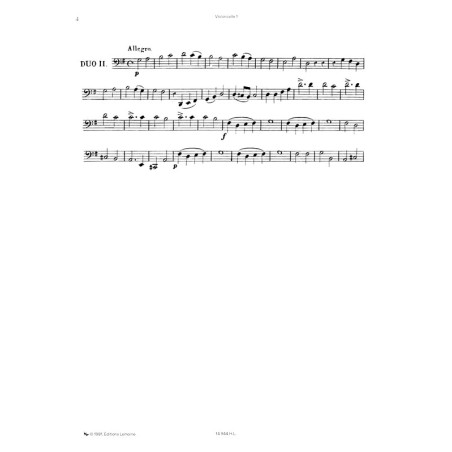 Cours méthodique de duos pour deux violoncelles Op.49 Vol.1