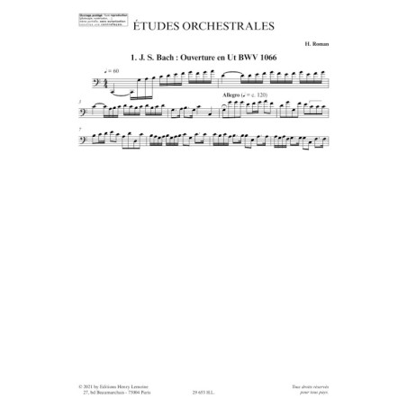 Etudes orchestrales