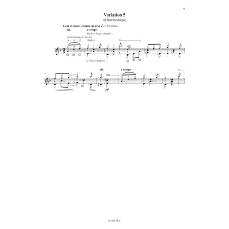 Variations caractéristiques sur un chant traditionnel de l'Aubrac (6)