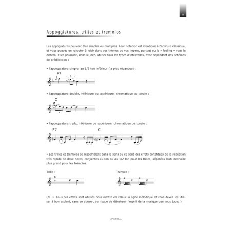 Méthode de clarinette du swing au be-bop