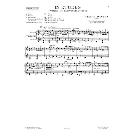 Etudes faciles (15) Op.68