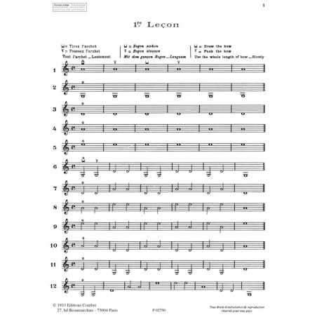 Méthode de violon Vol.1 (3e position)
