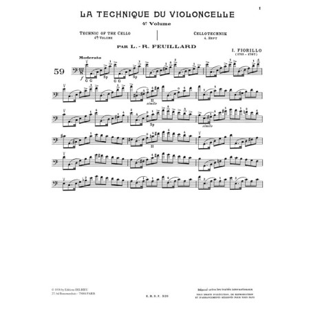 Technique du violoncelle Vol.4