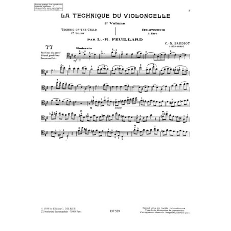 Technique du violoncelle Vol.5