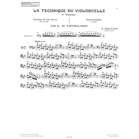 Technique du violoncelle Vol.6