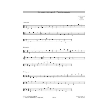 Mes premières gammes Vol.2 : gammes à 2 octaves