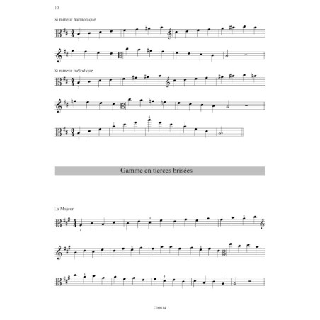 Mes premières gammes Vol.3 : gammes à 2 octaves en 2e, 3e, 4e et 5e positions