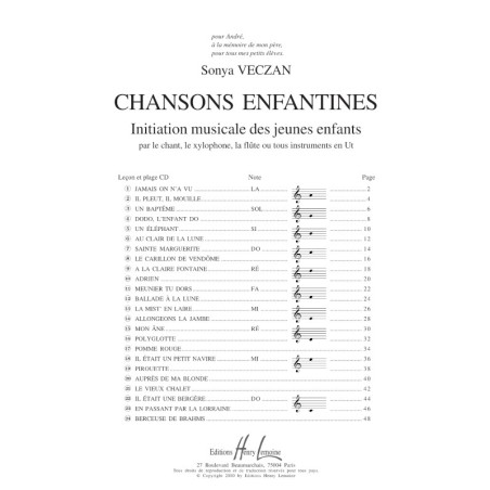 Chansons enfantines Vol.1