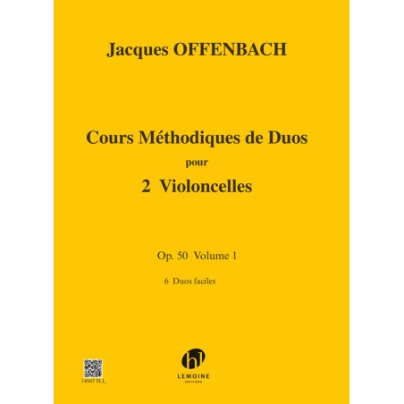 Cours méthodique de duos pour deux violoncelles Op.50 Vol.1