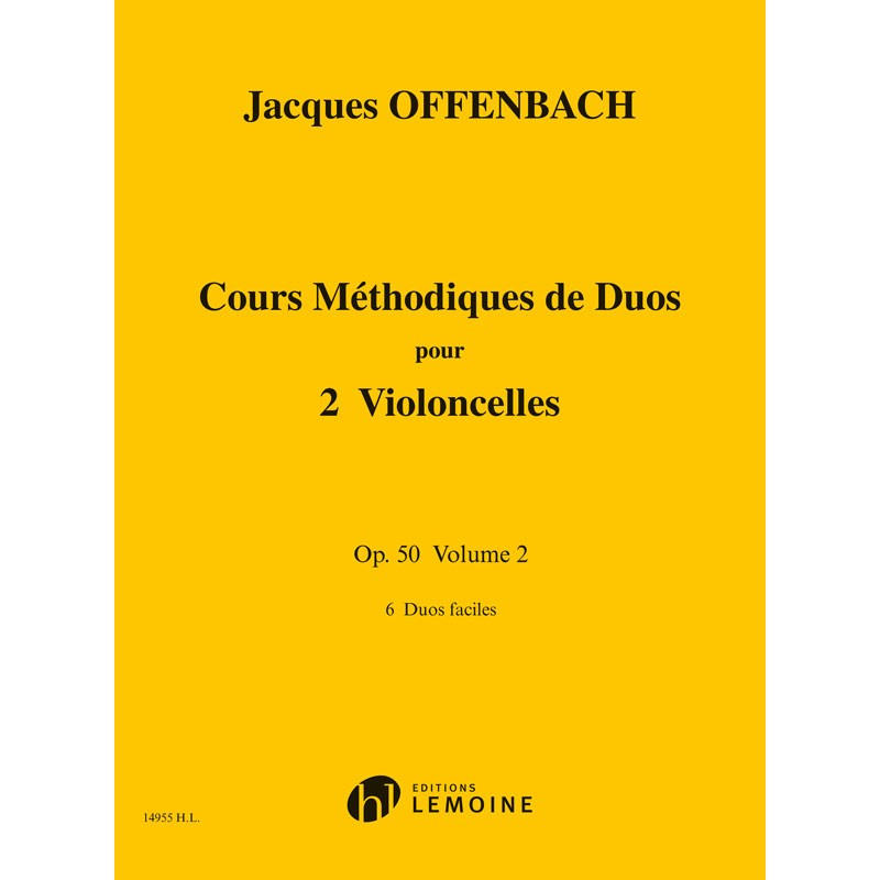Cours méthodique de duos pour deux violoncelles Op.50 Vol.2