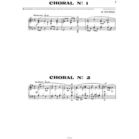 Choral 1 et 2 - Caprice - Andante religioso