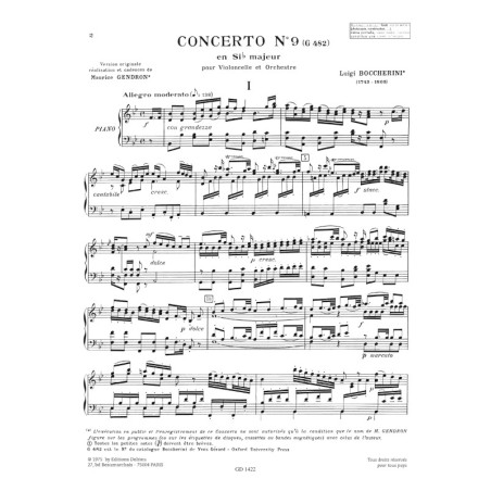 Concerto n°9 en Sib maj. G482