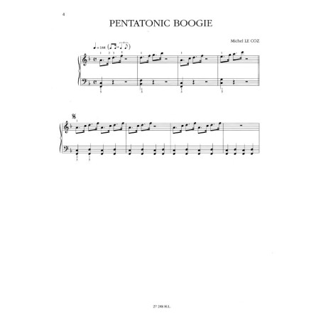 Original piano boogie