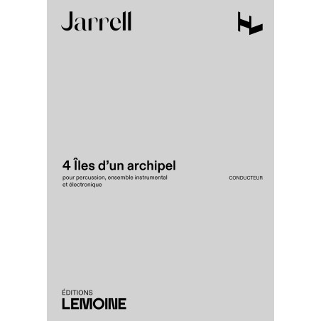 4 Iles d'un archipel, Jarrell – Partition percussion