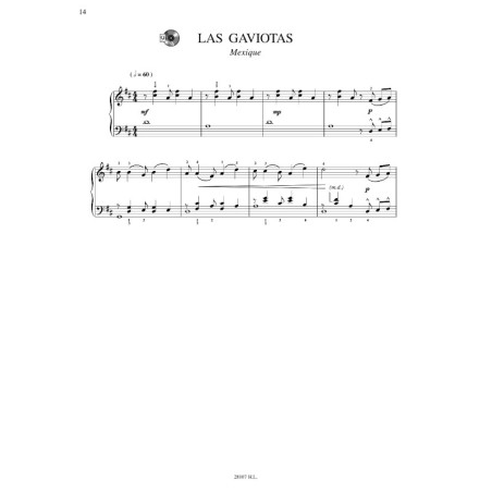Mélodies populaires d'Amérique latine Vol.2A
