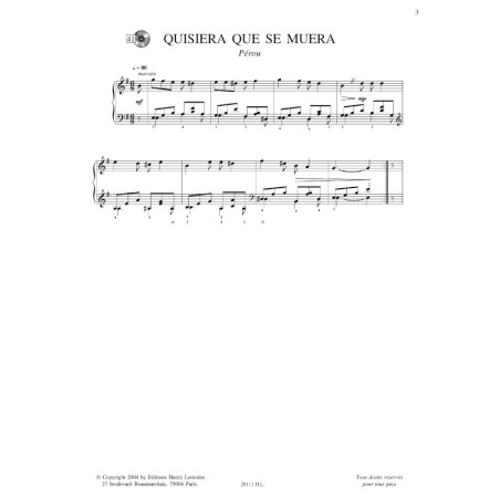 Mélodies populaires d'Amérique latine Vol.2E