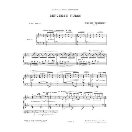 Berceuse russe Op.40