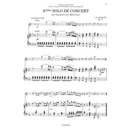 3e et 5e Solos de concert / Concertino Op.78