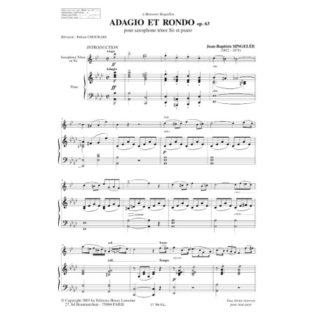 Adagio et Rondo Op.63