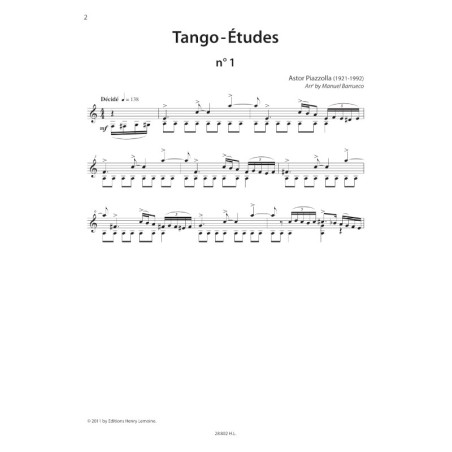 Tango - Etudes (6) ou Etudes tanguistiques