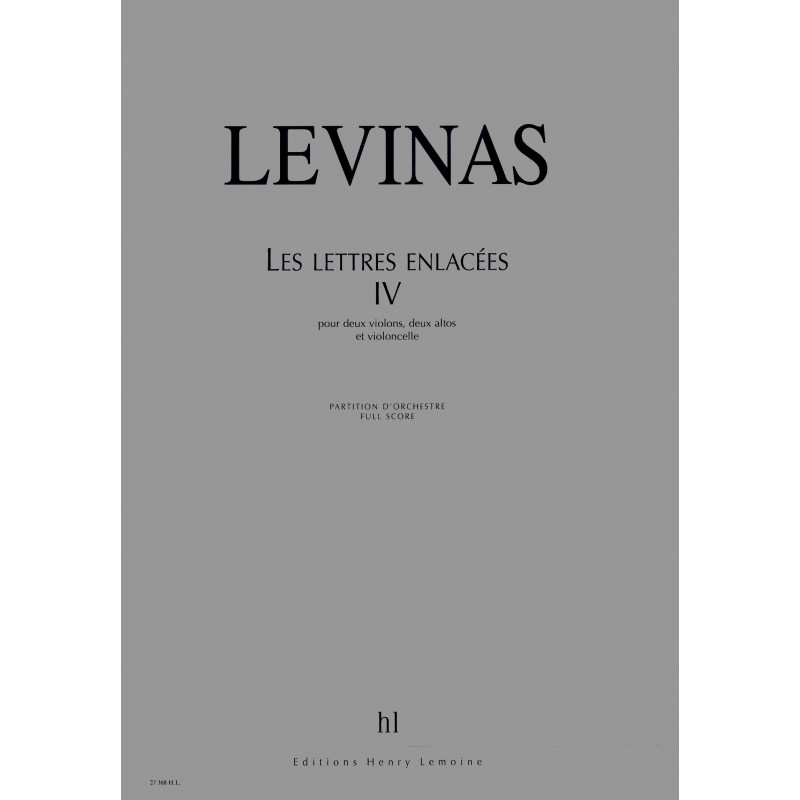 27368-levinas-michael-les-lettres-enlacees-iv