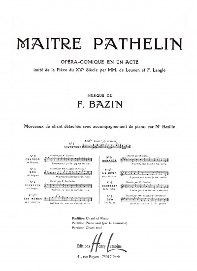 17909-bazin-françois-maître-pathelin-n5-romance