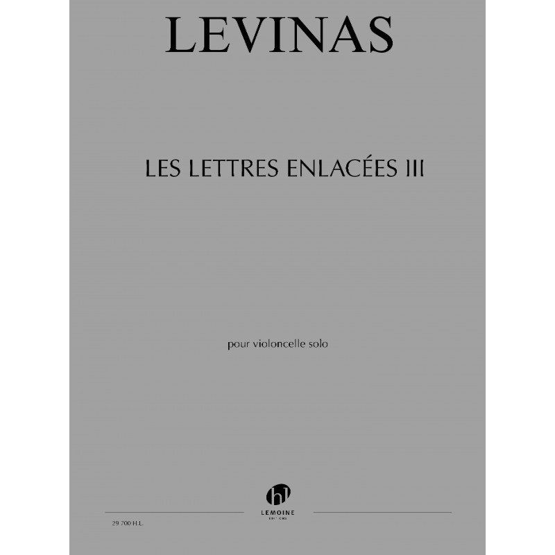 29700-levinas-michael-les-lettres-enlacees-iii