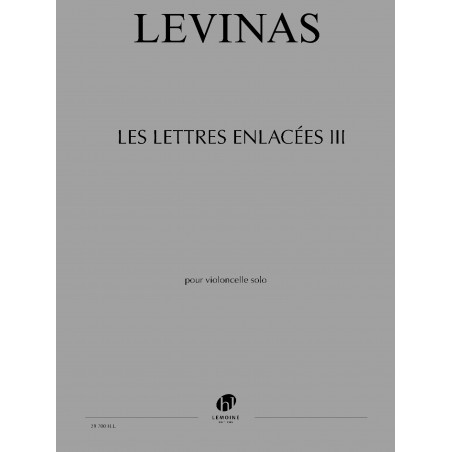 29700-levinas-michael-les-lettres-enlacees-iii