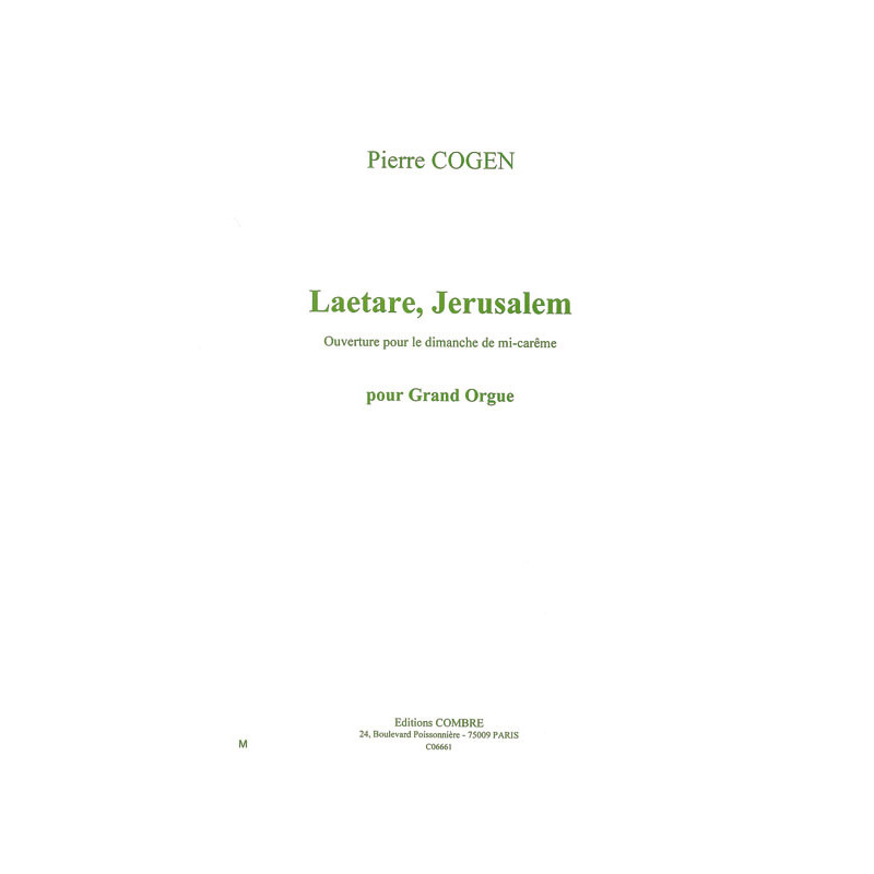 c06661-cogen-pierre-laetare-jerusalem-ouverture-pour-le-dimanche-de-mi-carême
