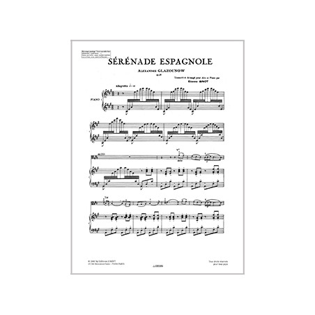 d1393-glazounow-alexandre-serenade-espagnole