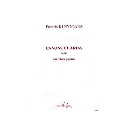 25042-kleynjans-francis-canons-et-arias-op92a