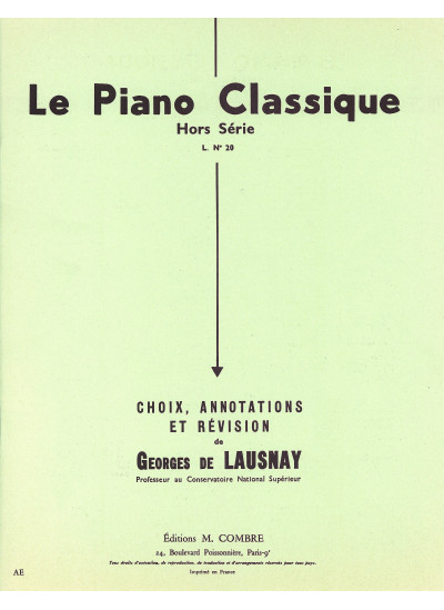 hsl20-lausnay-georges-de-le-piano-classique-hors-serie-n20